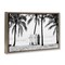 Stupell Industries Centered Surf Boards View Framed Floater Canvas Wall Art Design by Sisi and Seb